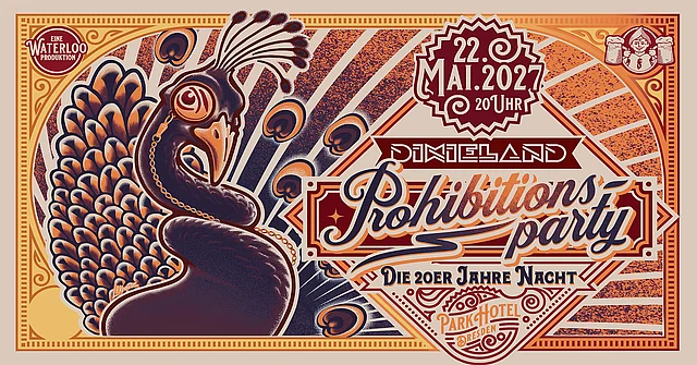PROHIBITIONSPARTY - Die 20er Jahre Party im Parkhotel