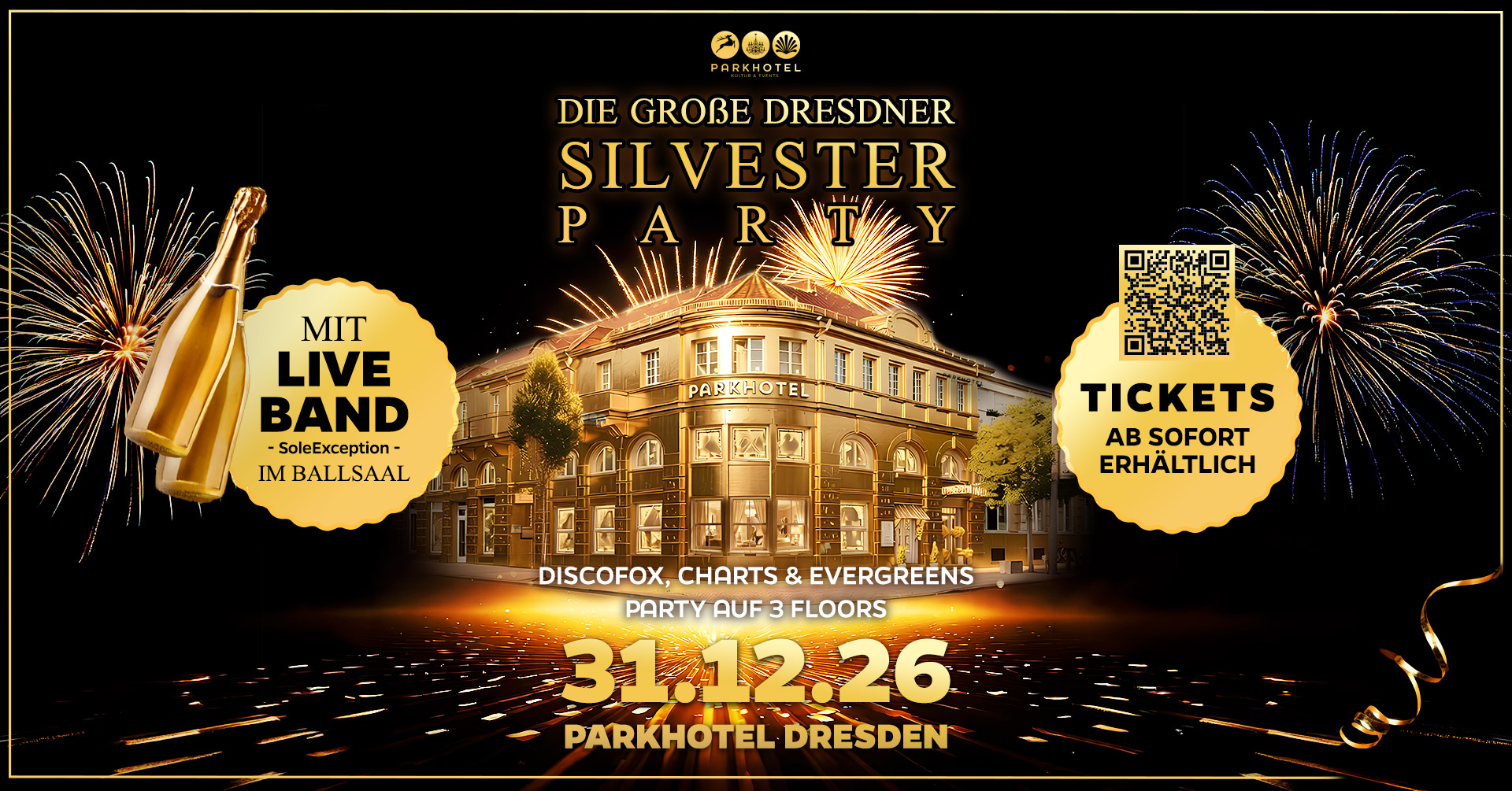 DIE GROßE DRESDNER SILVESTERPARTY 2026